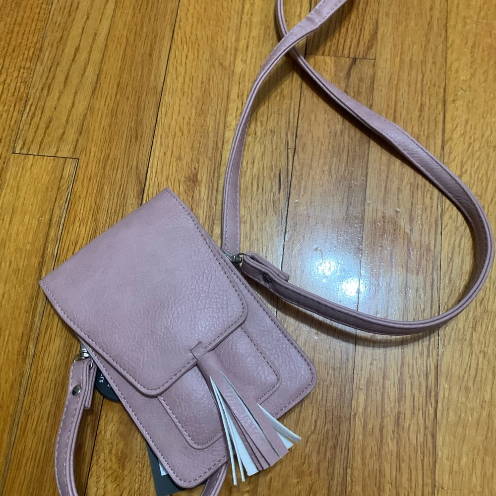 New with tags pink cell phone purse